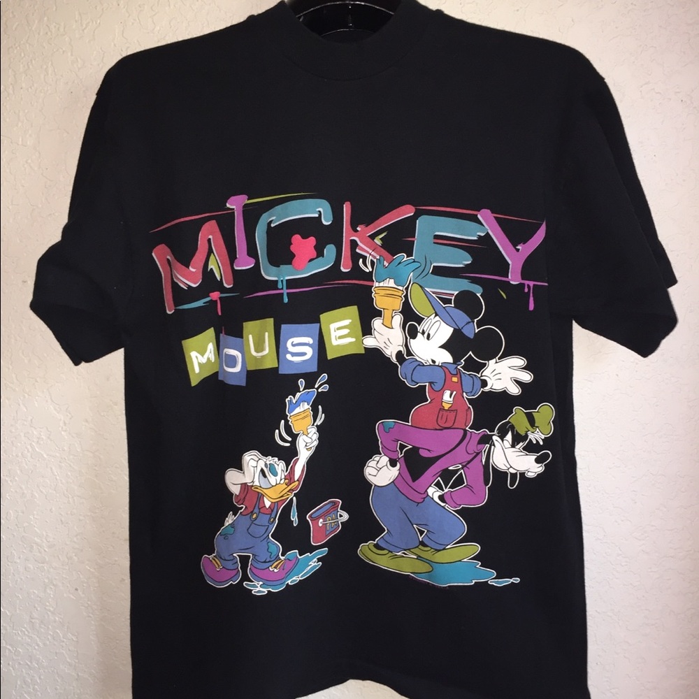 90s vintage men’s Mickey Mouse tee large